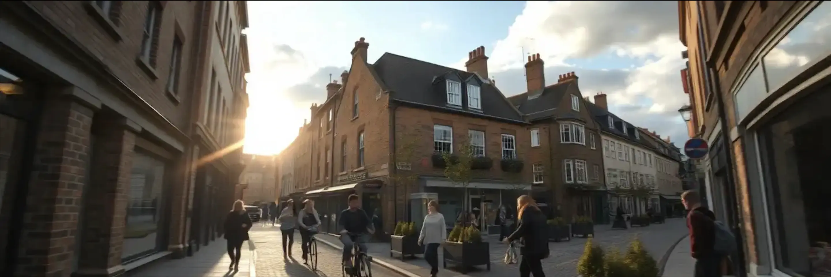 RideBlack Chauffeur driving through the streets of London
